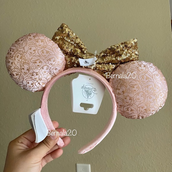 Disney Parks Princess Pink & Gold Ear Headband - Picture 4 of 4
